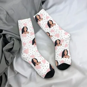 chaussettes a personnaliser plat