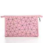 trousse de toilette a personnaliser rose blanc classique trousse de toilette personnalisee 5