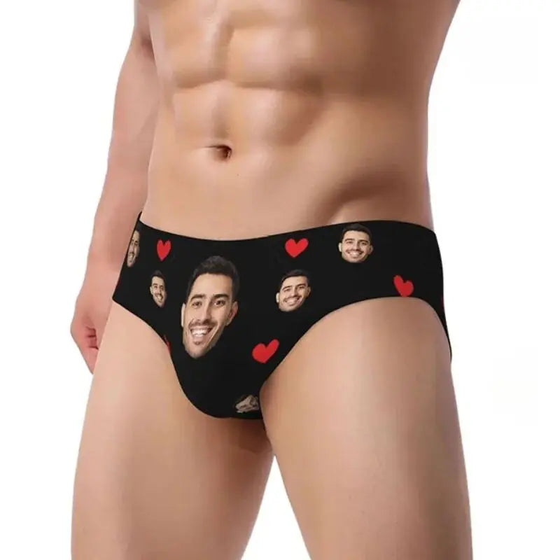 Unterhose Herren mit Gesicht - Photo 1