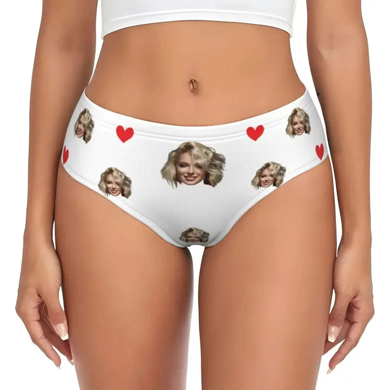 slip blanc personnalise