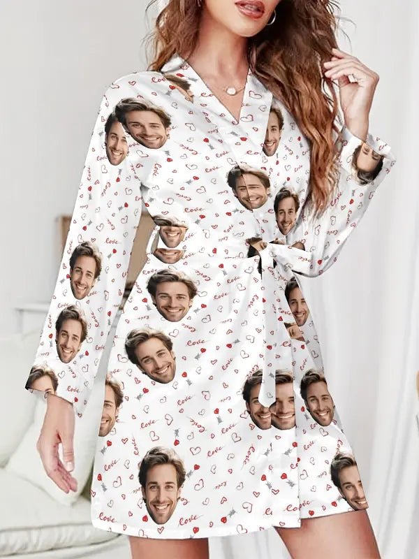 Bademantel Damen Personalisiert - Photo 1