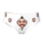 Personalisierte Damenunterhose Weiß