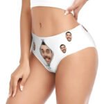 Personalisierte Damenunterhose Weiß