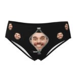 Personalisierte Damenunterhose Schwarz