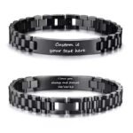 Personalisierbares Herrenarmband aus Edelstahl - Photo 2