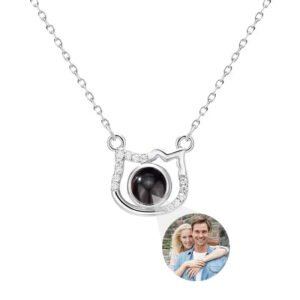 Personalisierte Katzenkopf-Halskette - Photo 1