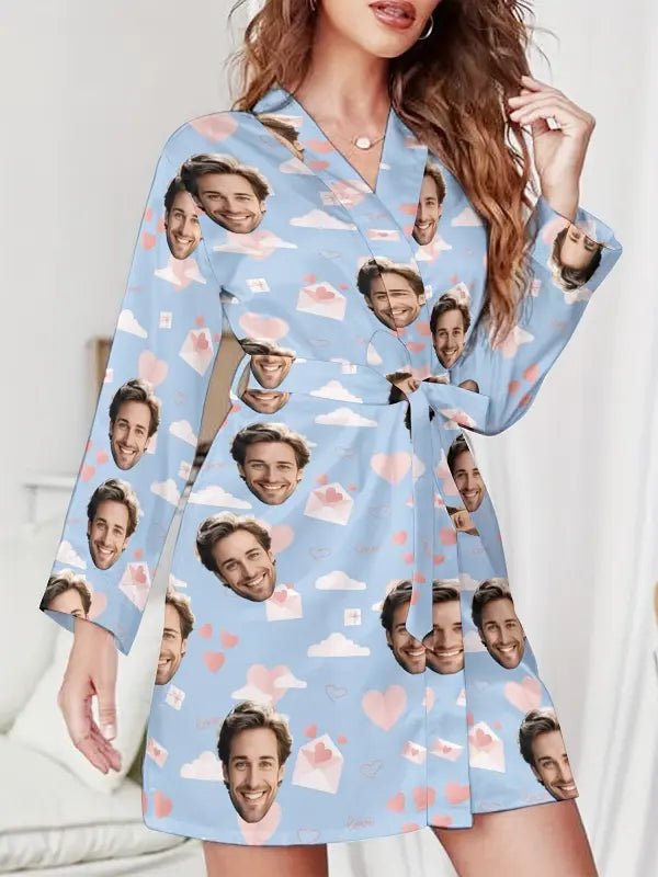 Personalisierter Bademantel für Damen – Foto 5