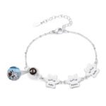 Personalisierbares Damenarmband mit Hundepfote - Photo 5