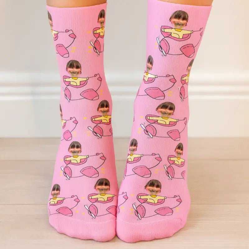 Personalisierte Flugzeugsocken - Photo 1
