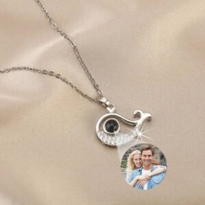 Personalisierte Wal-Halskette mit Foto - Photo 1