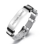 Personalisiertes Edelstahlarmband für Herren mit Foto - Photo 5