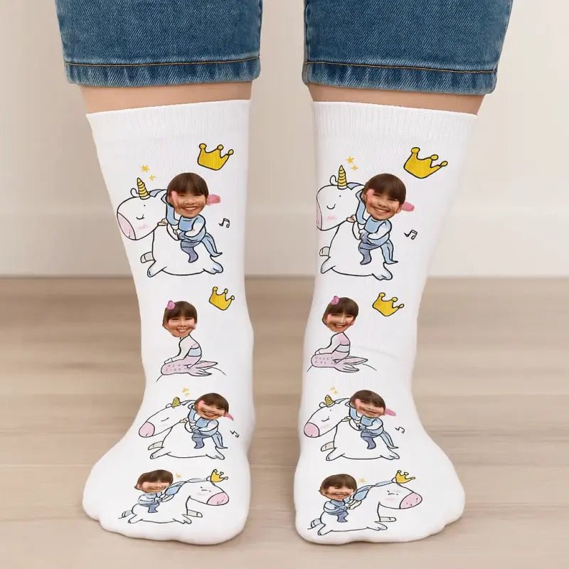 Personalisierte Einhorn-Socken - Photo 1