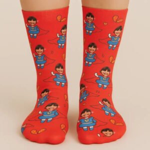 Personalisierte Superheldin-Socken - Photo 1