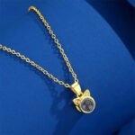 Kette mit Katzenanhänger und Foto – Foto 3