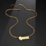 Personalisierbare Rapper-Halskette Bling-Bling – Foto 2