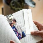 Personalisierbares Foto-Lesezeichen mit Text