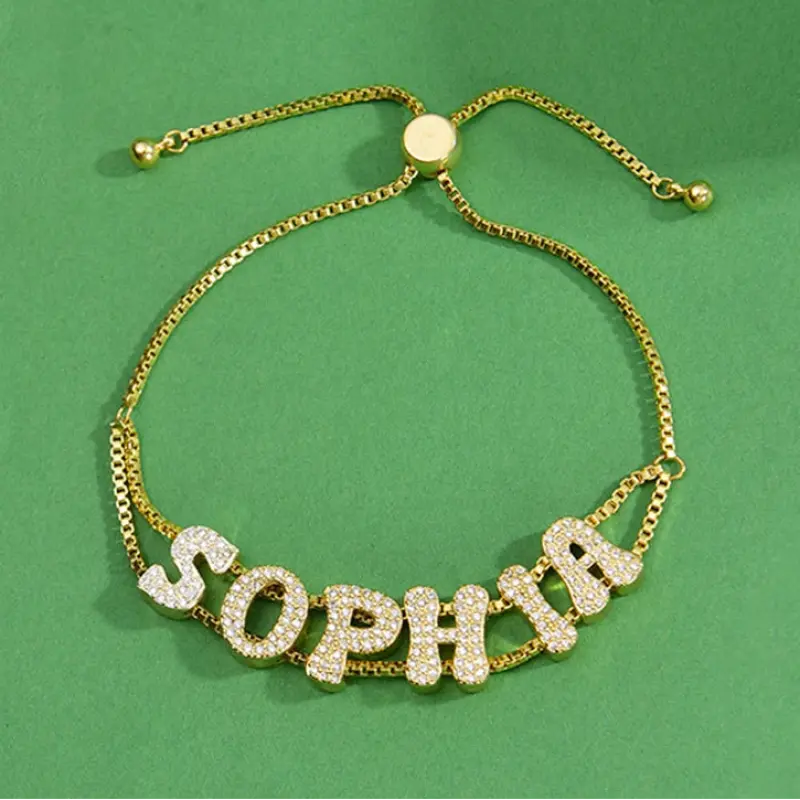 Personalisiertes Namensarmband mit Diamant - Photo 1