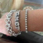 Personalisiertes Namensarmband mit Diamant - Photo 2