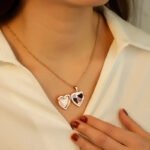 Halskette Herz-Foto-Anhänger – Foto 2