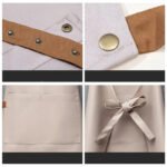 Personalisierte bestickte Schürze mit Logo – Foto 3