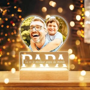 Personalisierte Lampe für Papa