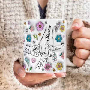 Personalisierte Tasse mit Familienvornamen