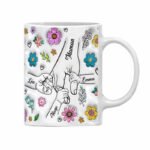Personalisierte Tasse mit Familienvornamen – Foto 3