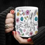 Personalisierte Tasse mit Familienvornamen – Foto 4