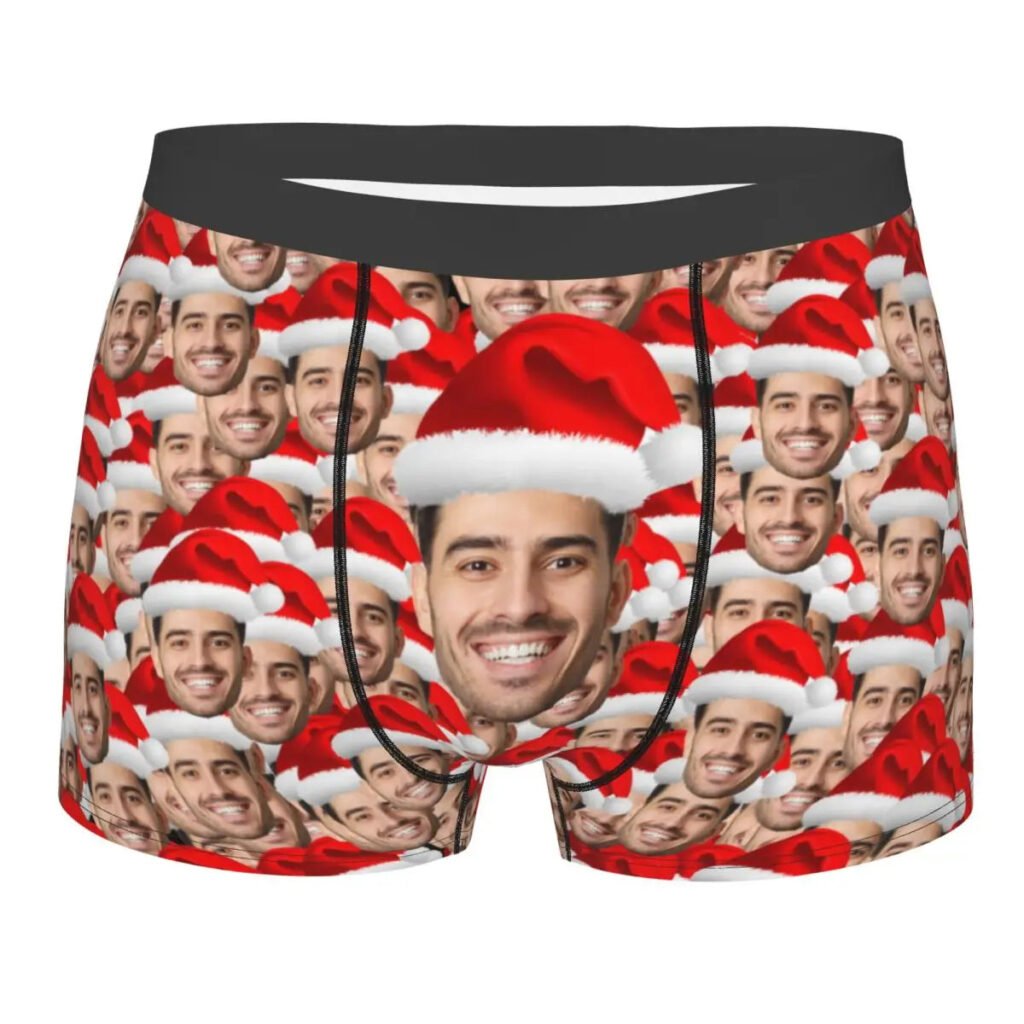 Personalisierte Weihnachts-Boxershorts