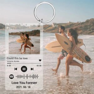 Personalisierter Spotify-Schlüsselanhänger