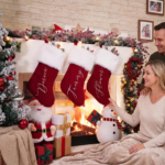 Personalisierter Weihnachtsstrumpf mit Vornamen – Foto 2